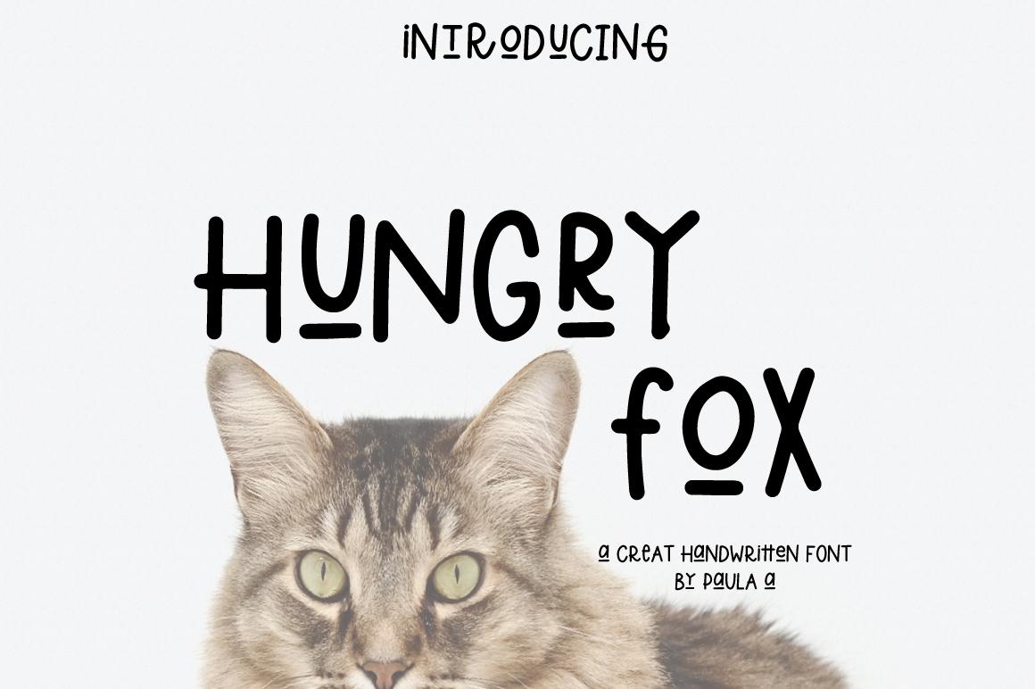 Hungry Fox Font