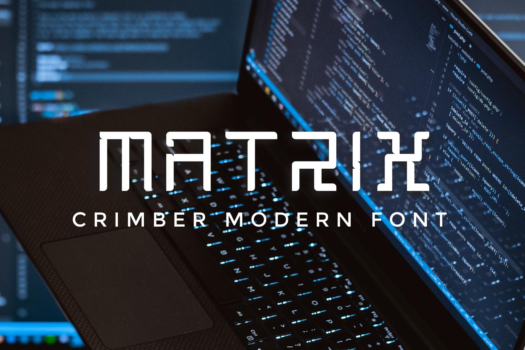 Matrix Font