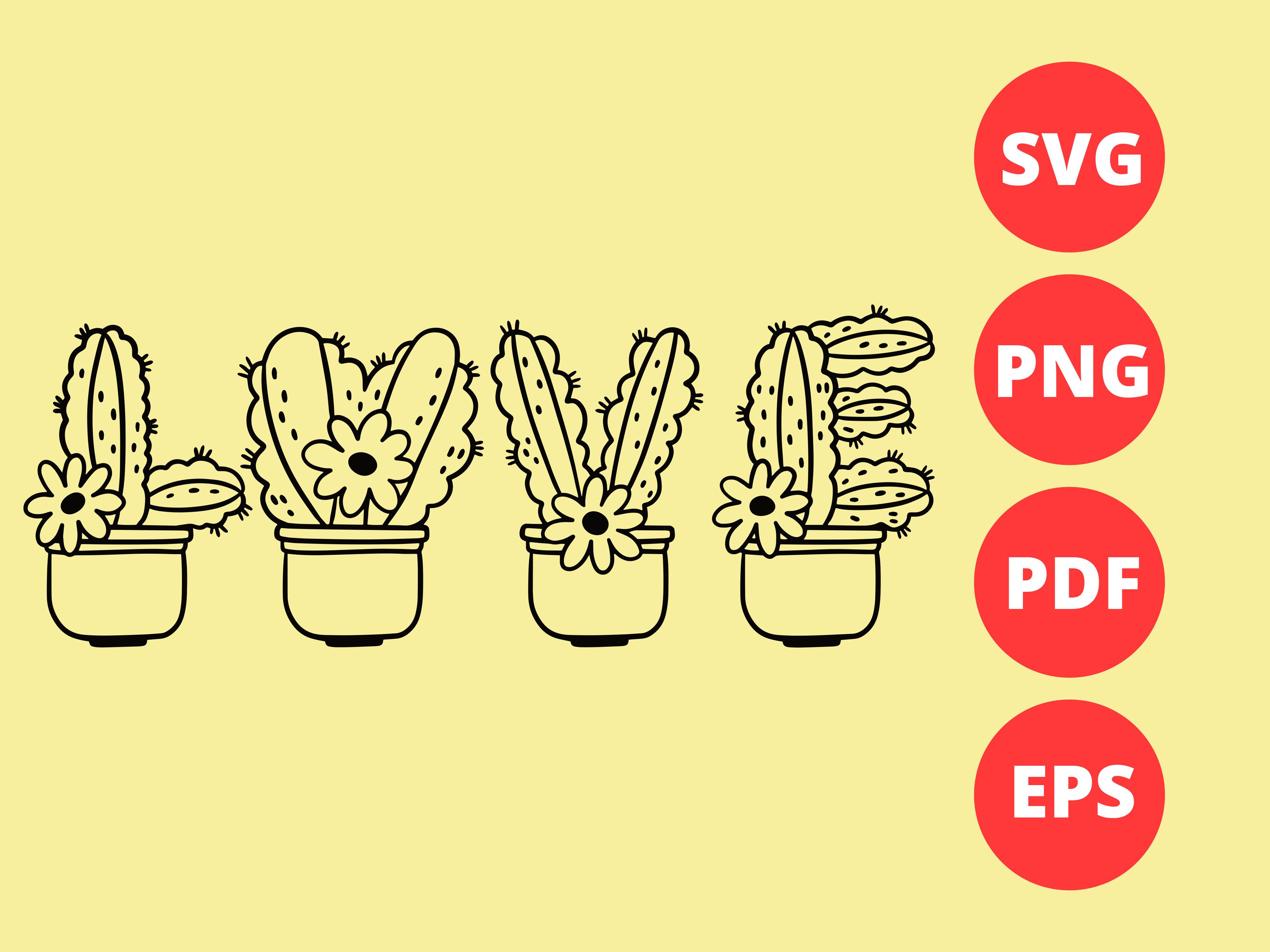 Love Cactus Svg