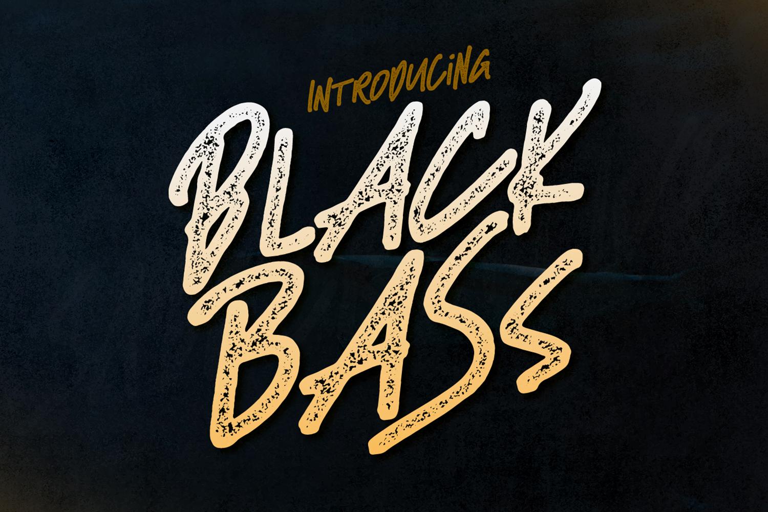 Black Bass Font