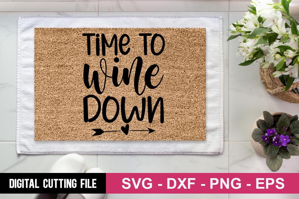 Time to Wine Down SVG