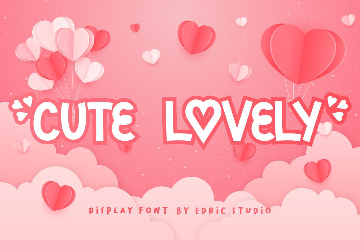 Cute Lovely Font
