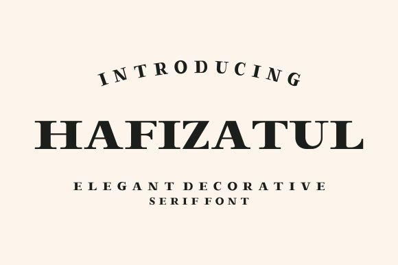 Hafizatul Font