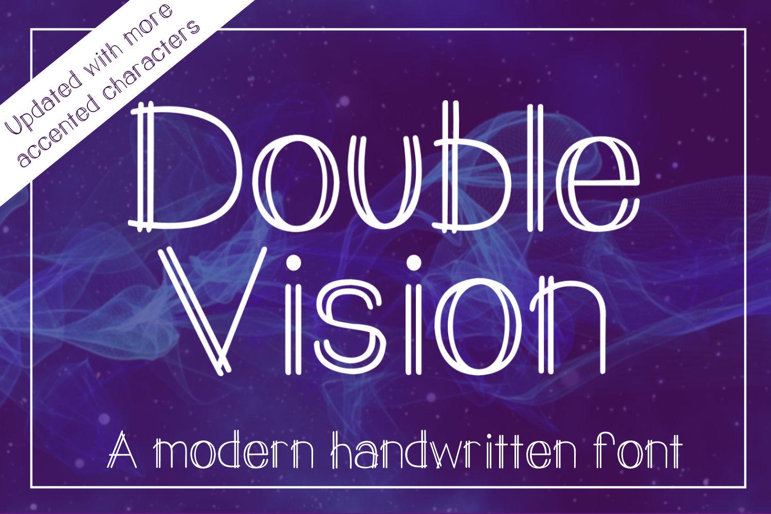 Double Vision Font