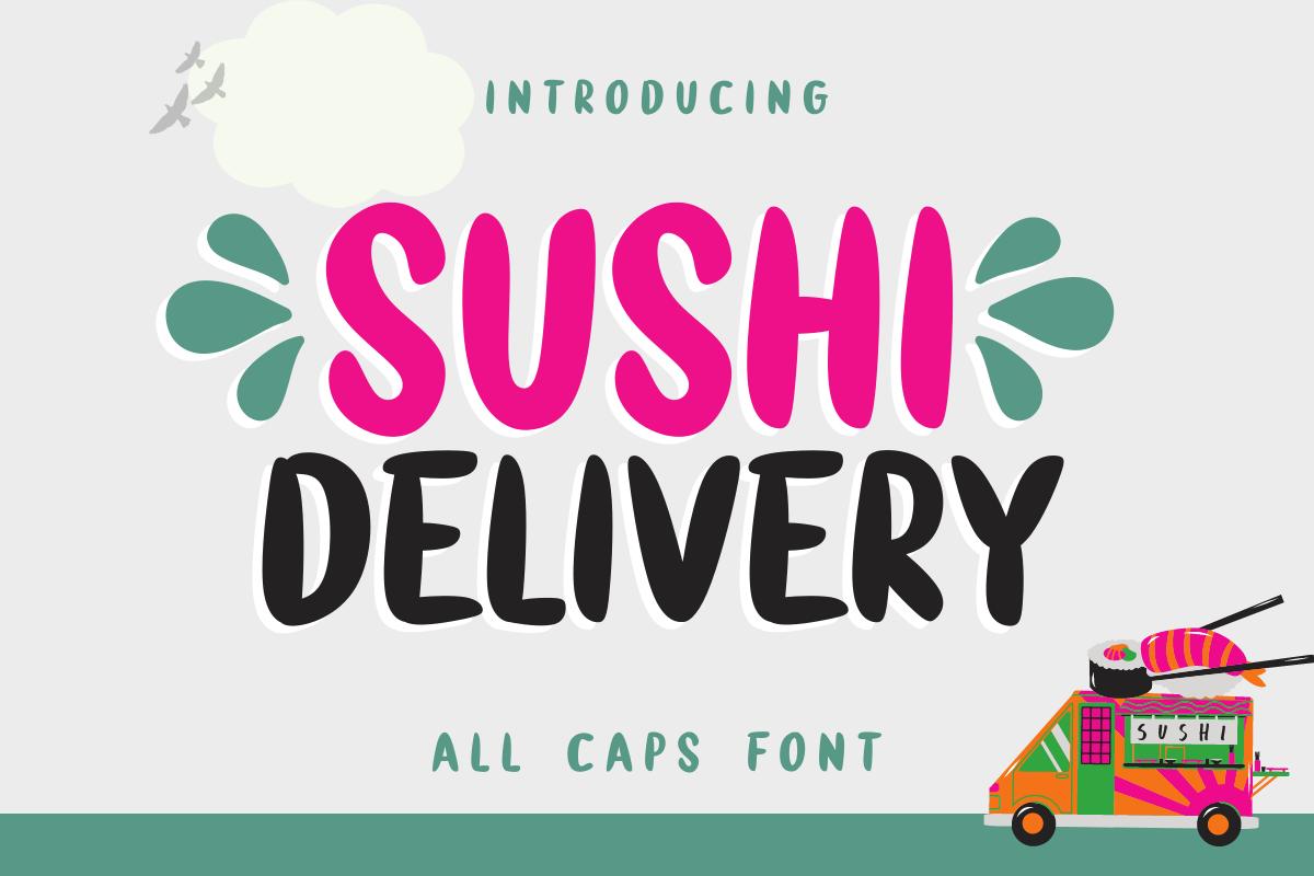 Sushi Delivery Font