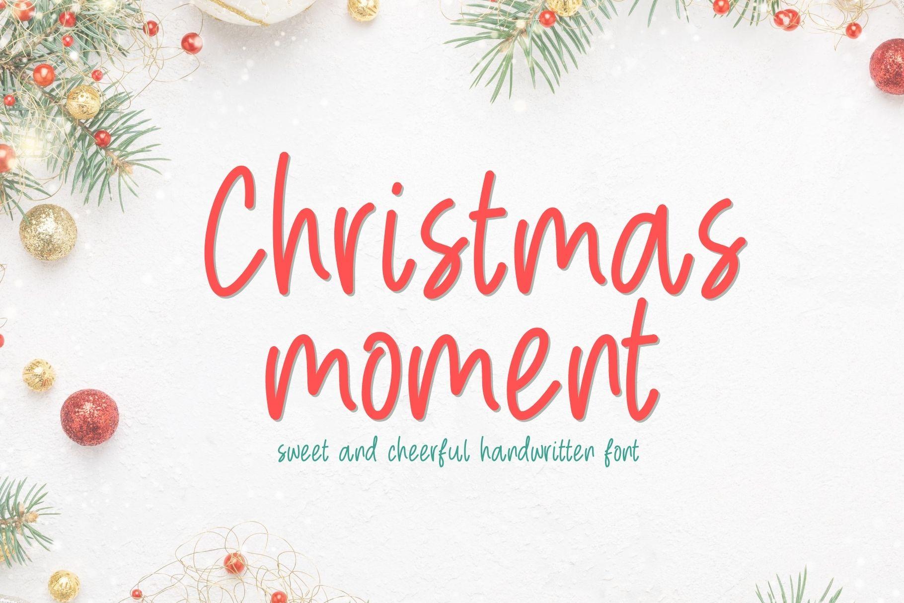 Christmas Moment Font