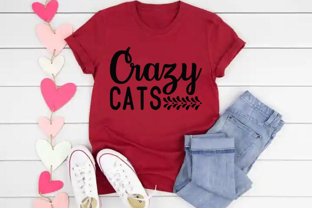 Cat Svg Design, Crazy Cats