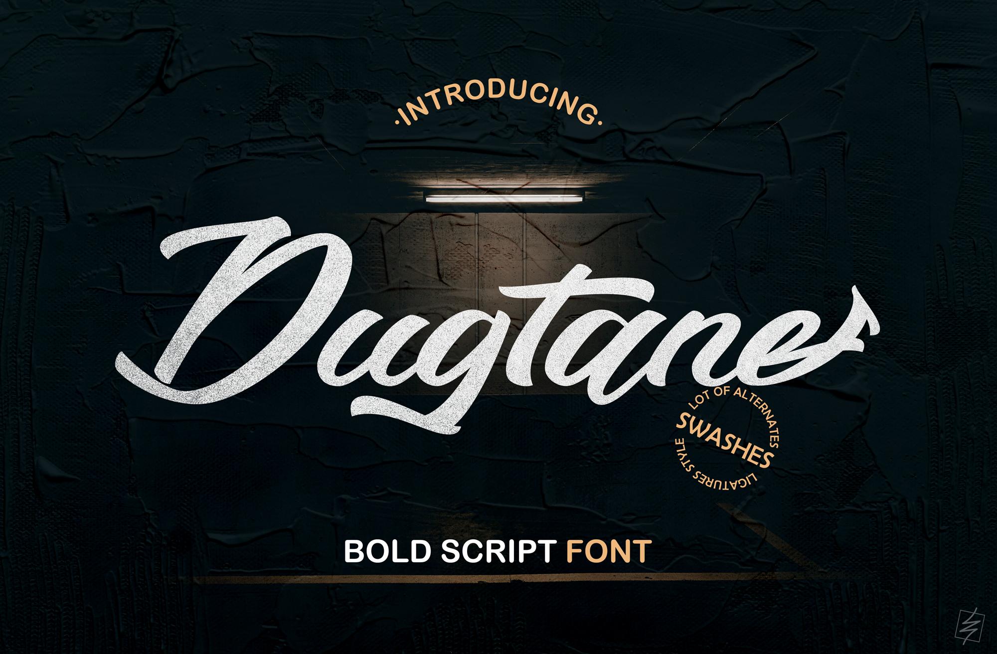 Dugtane Font