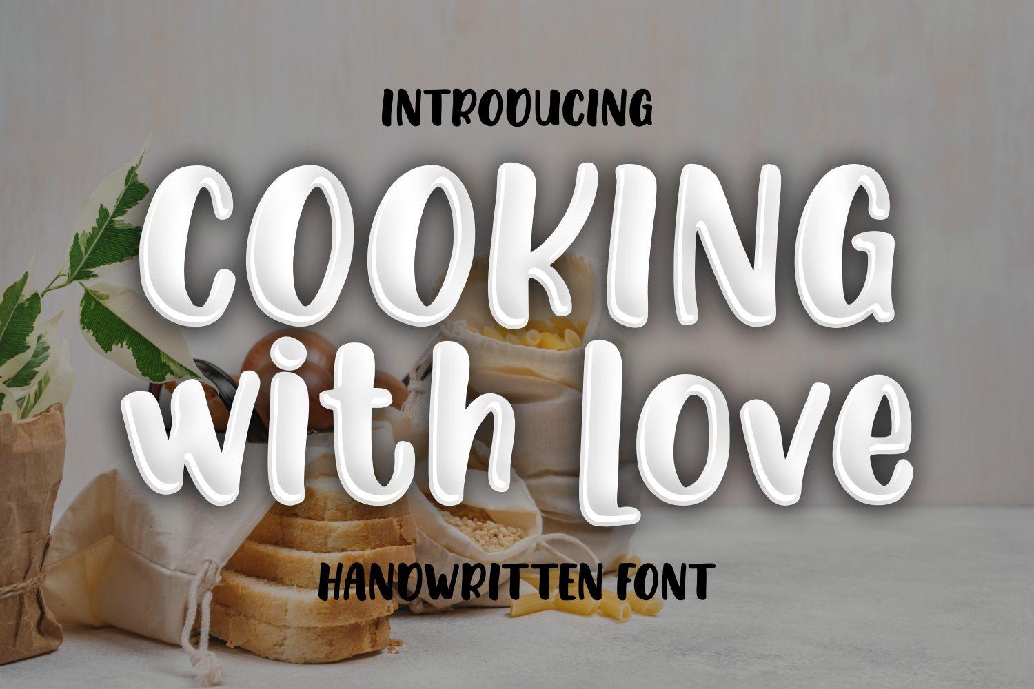 Cooking with Love Font