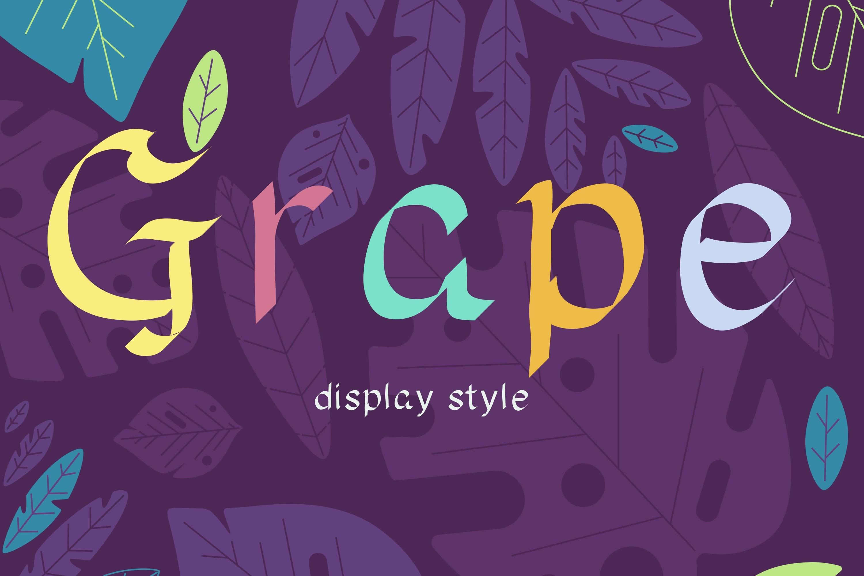 Grape Font