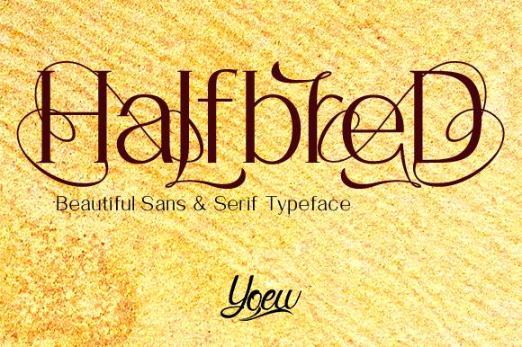 HalfbreD Font