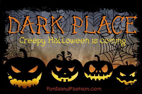 Dark Place Font