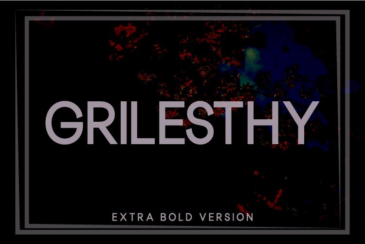 Grilesthy Extra Bold Font