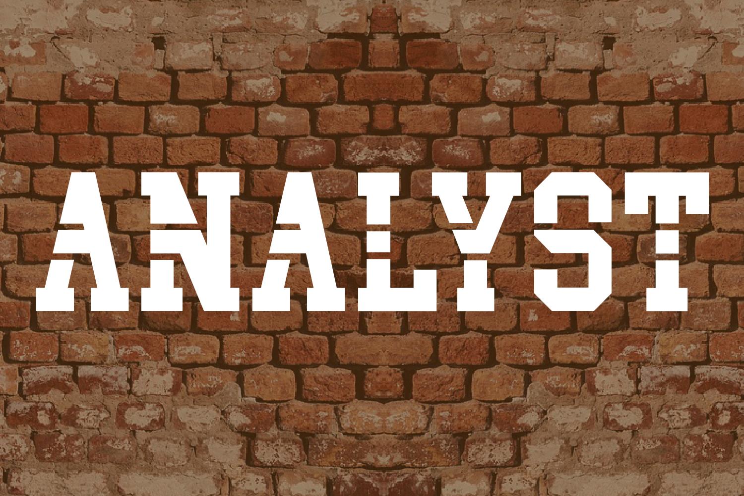 Analyst Font