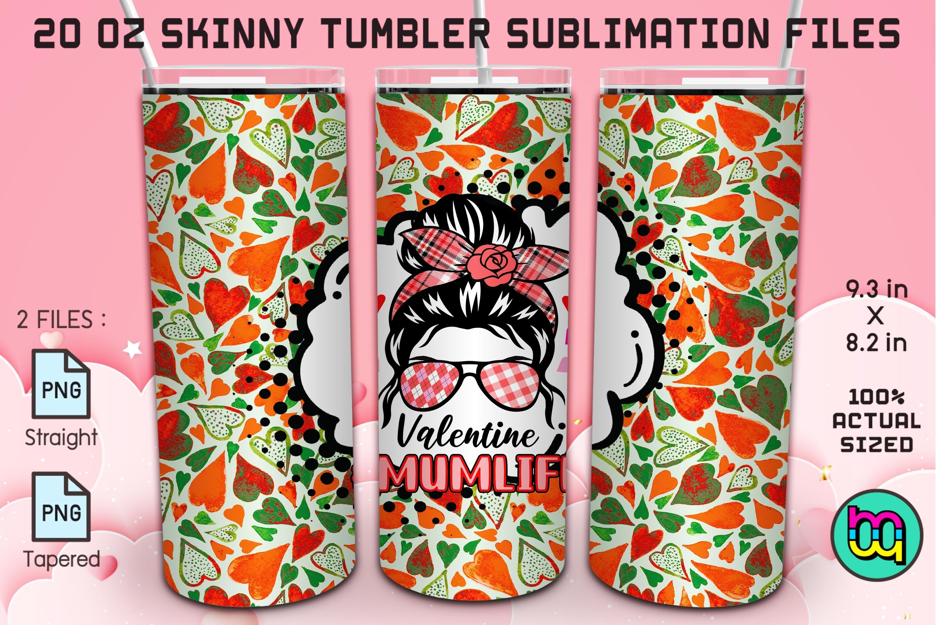 One Love Mom Life Messy Bun Mama Tumbler