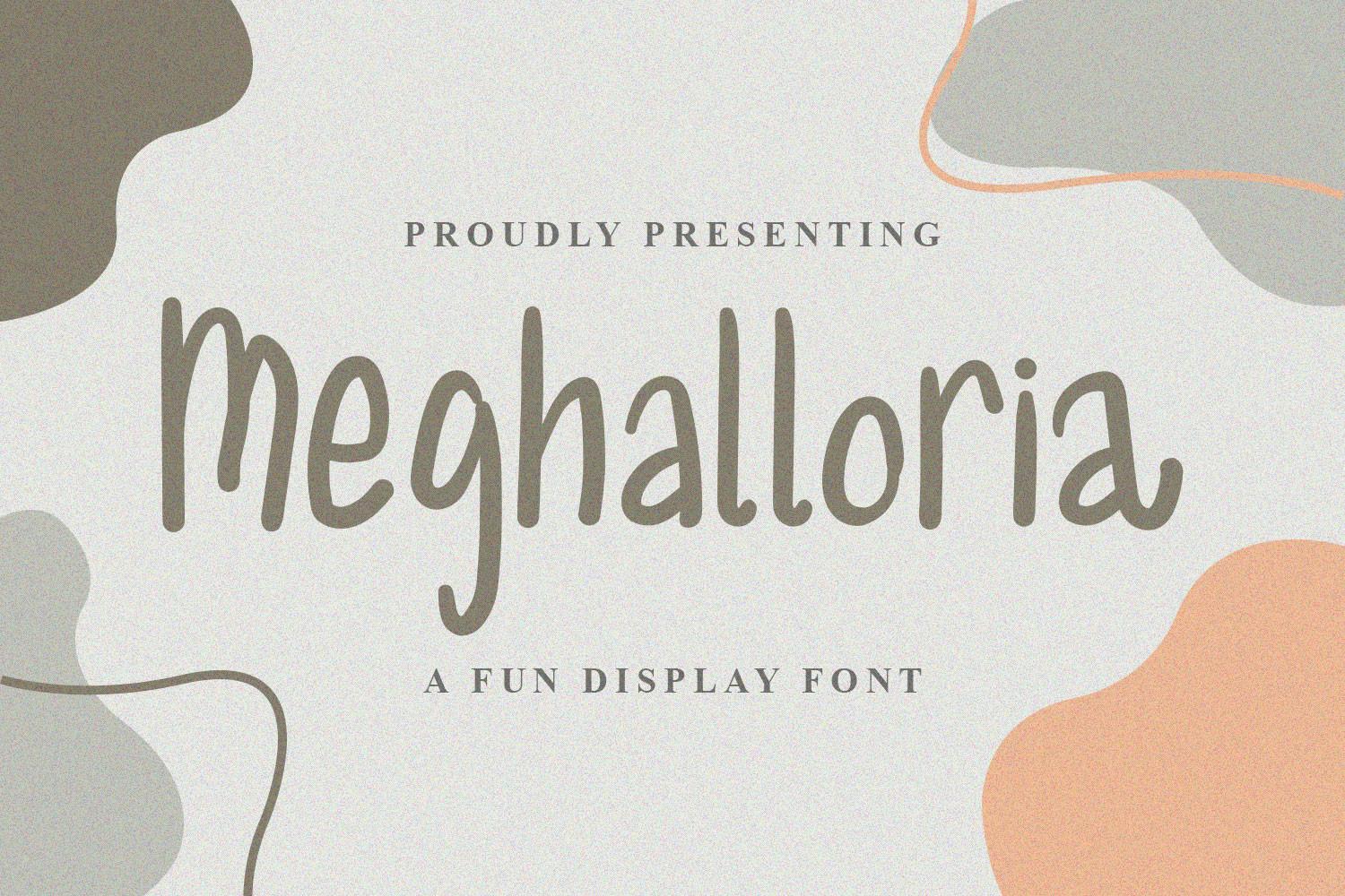 Meghalloria Font