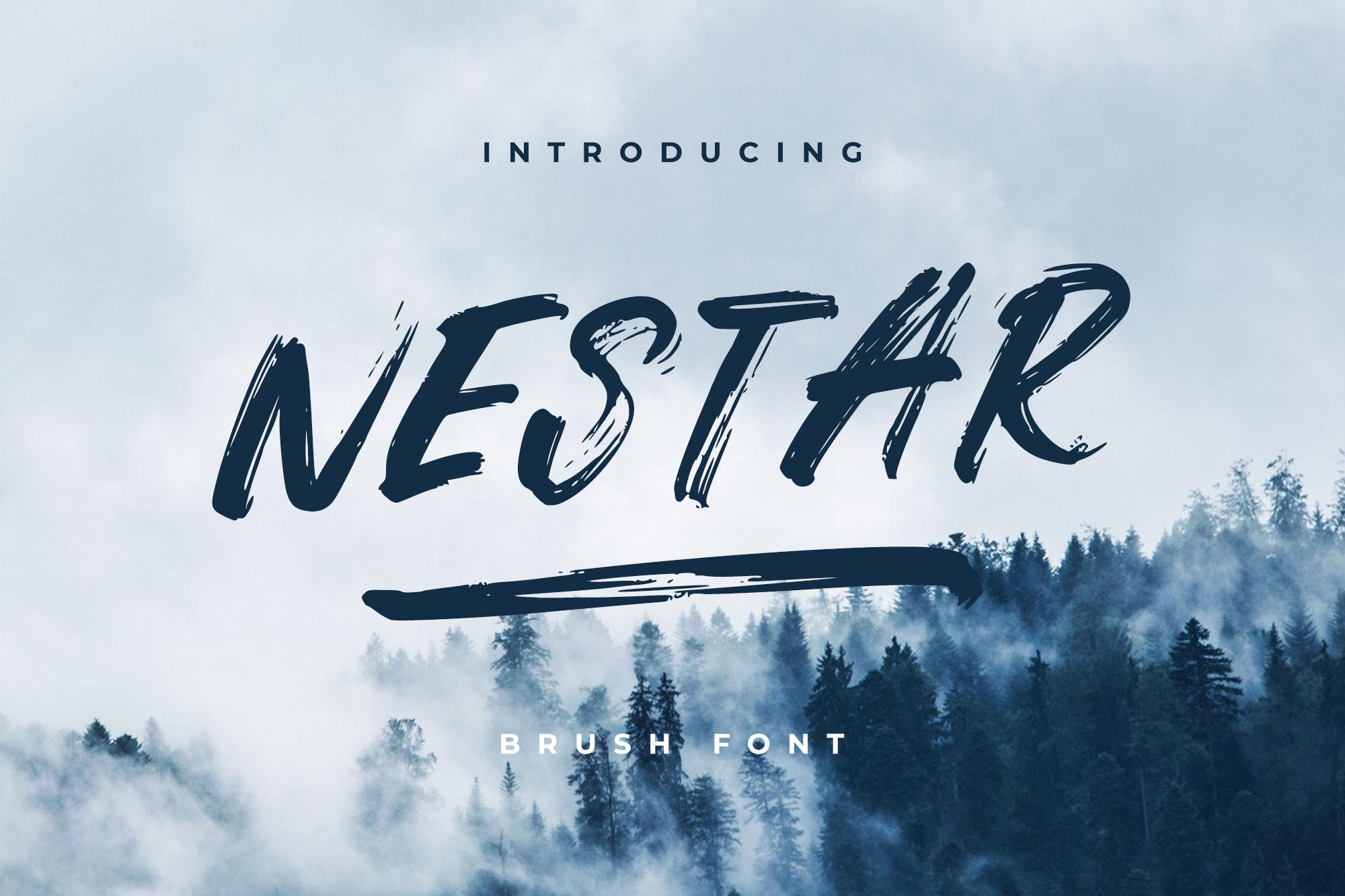 Nestar Brush Font