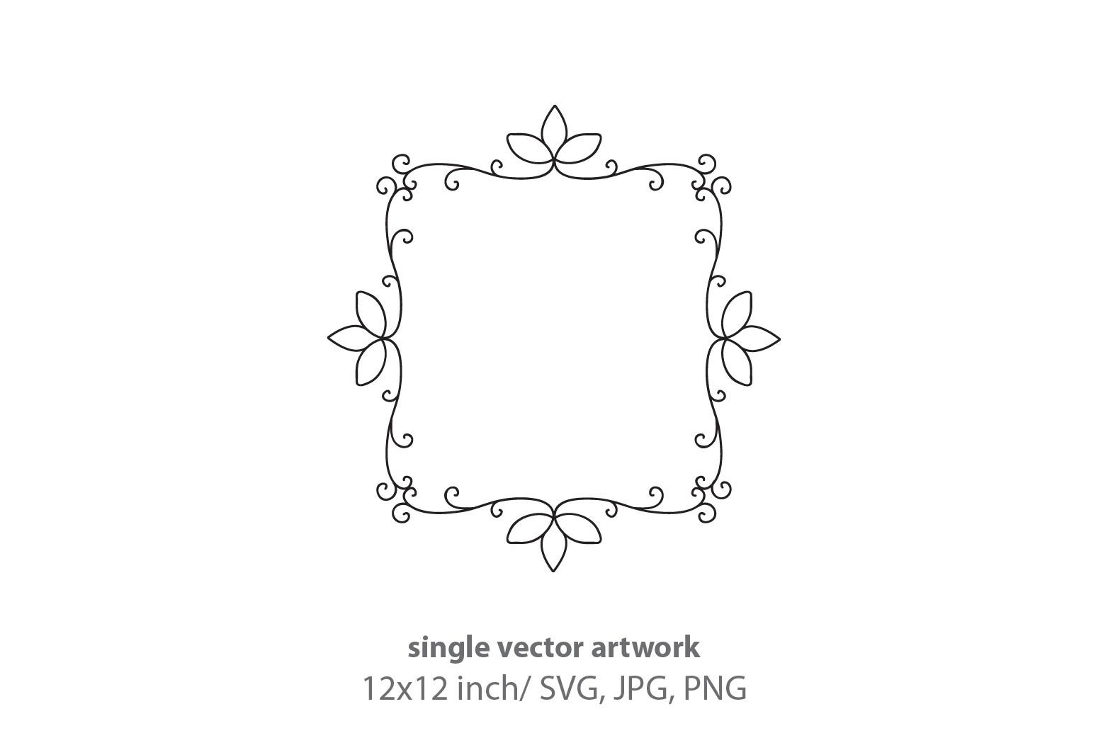 Empty Ornamental Frame