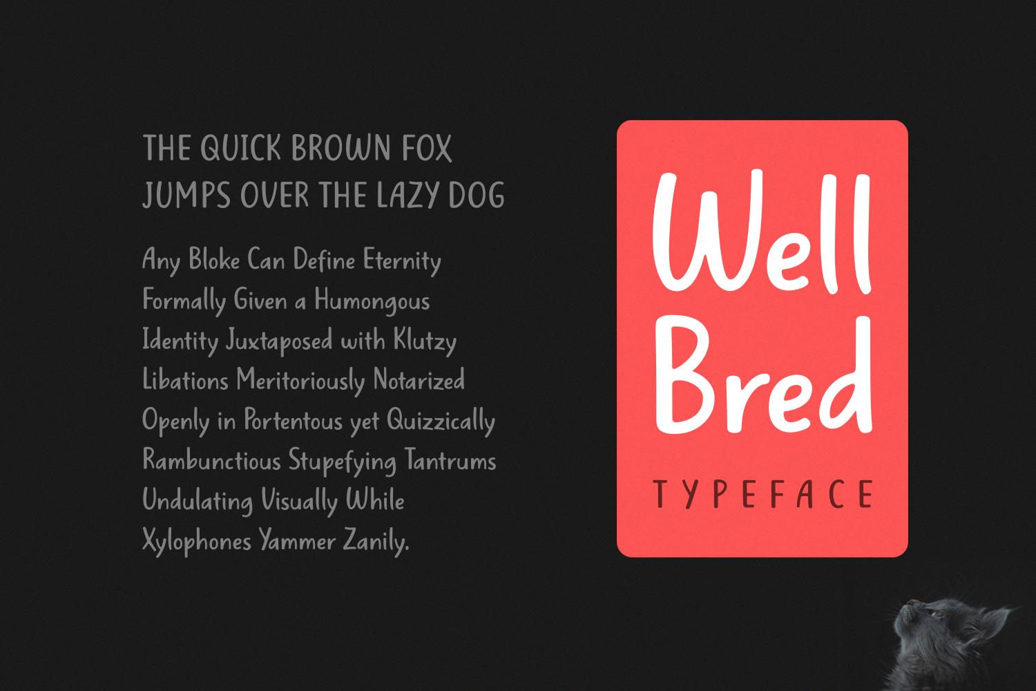 Well Bred Font