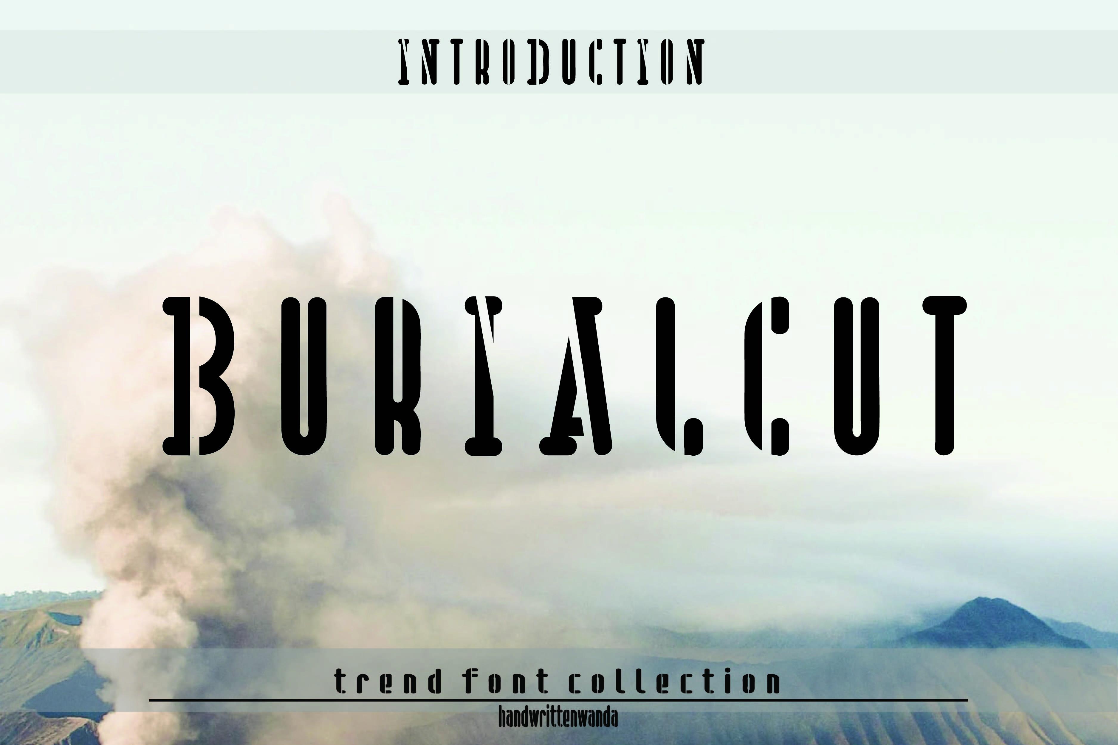 Buriacut Font