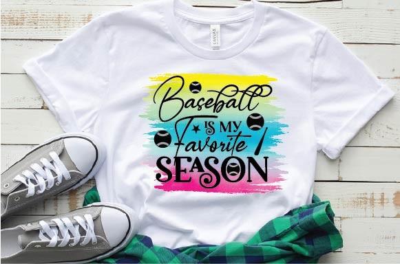 Baseball is My Favorite Season Svg