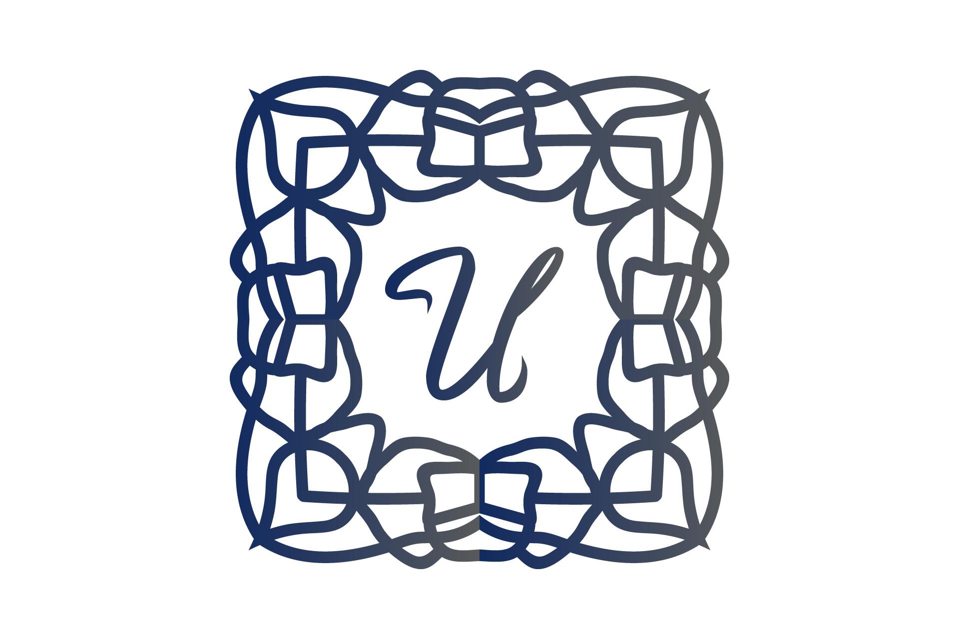 Monogram Creative Frame Illustration Art