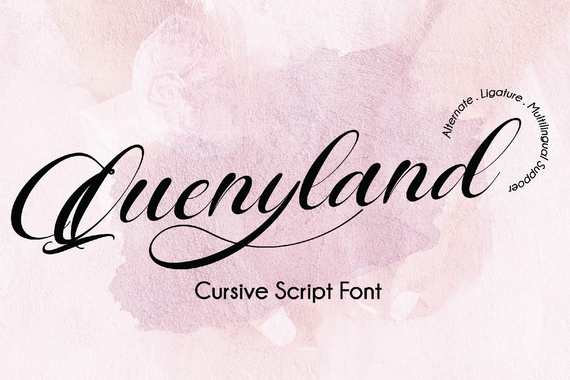 Quenyland Font