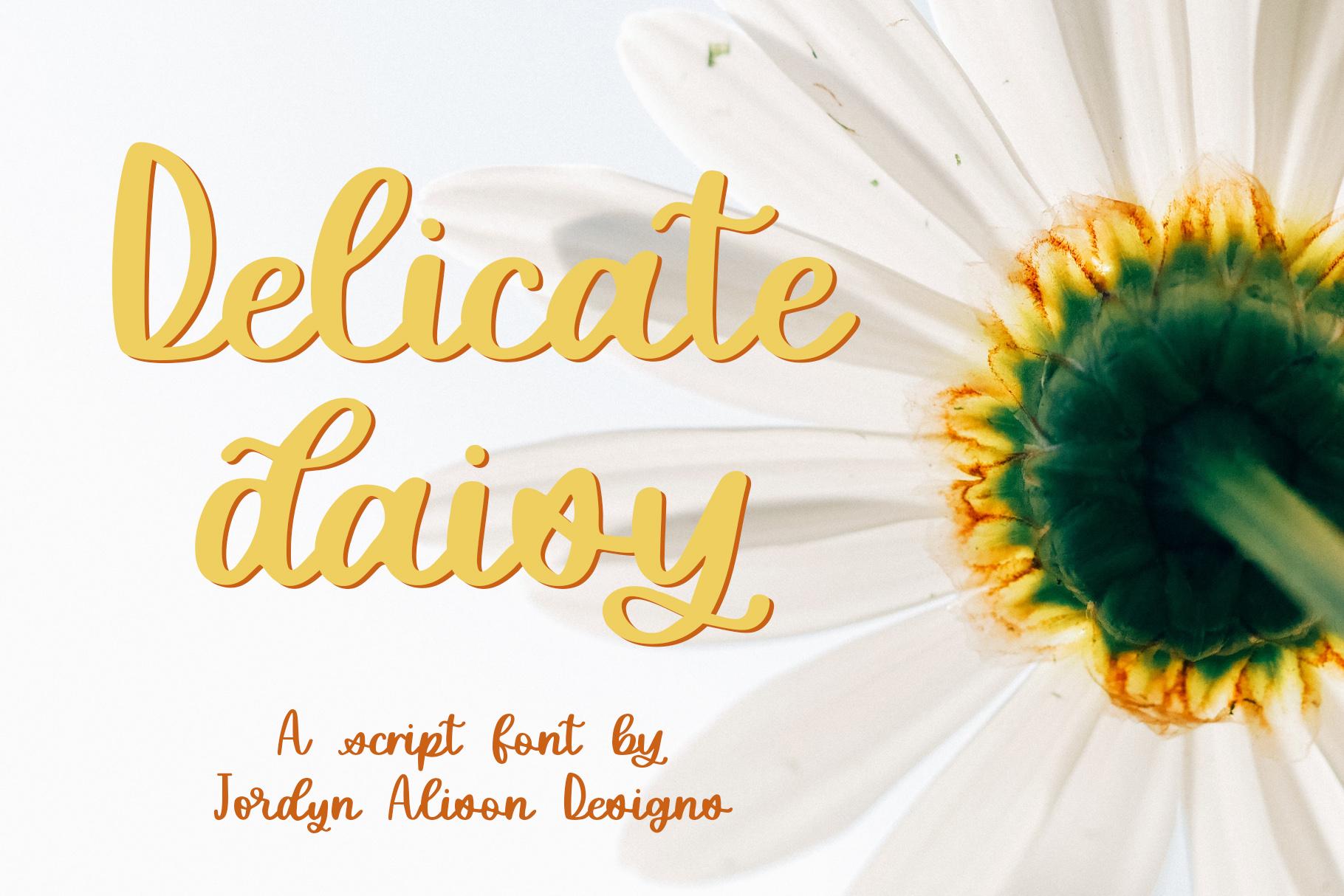 Delicate Daisy Font