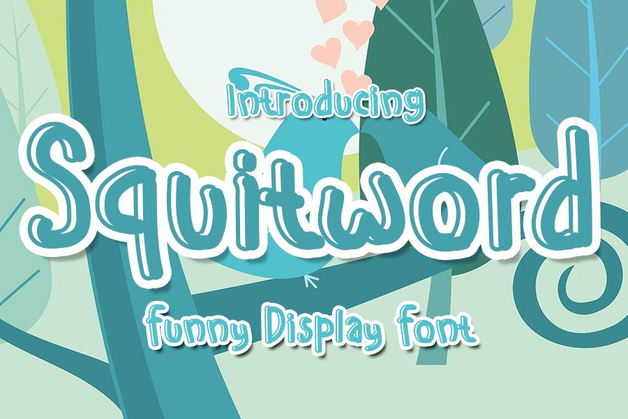 Squitword Font