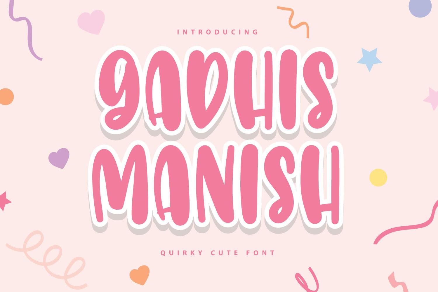Gadhis Manish Font
