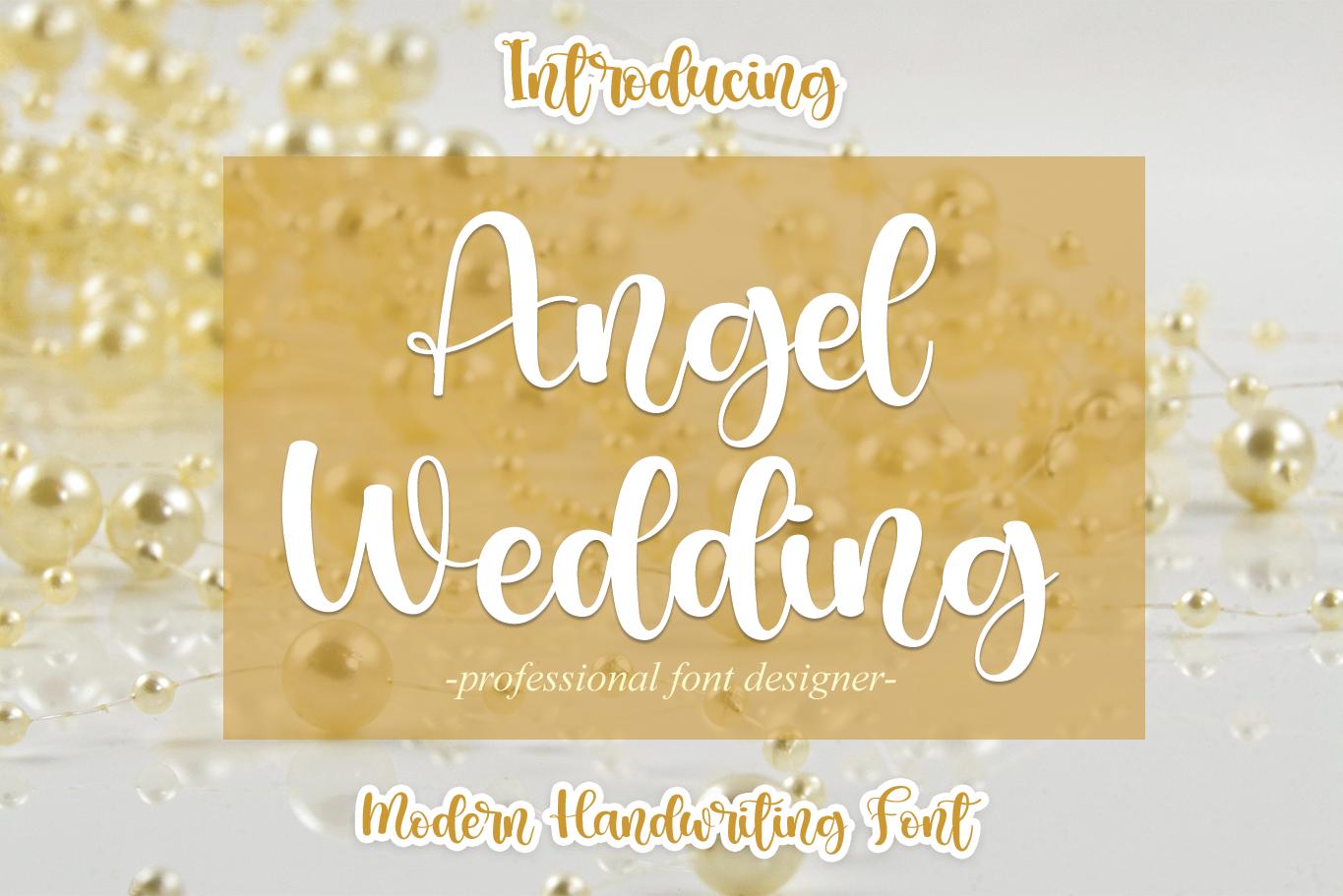 Angel Wedding Font