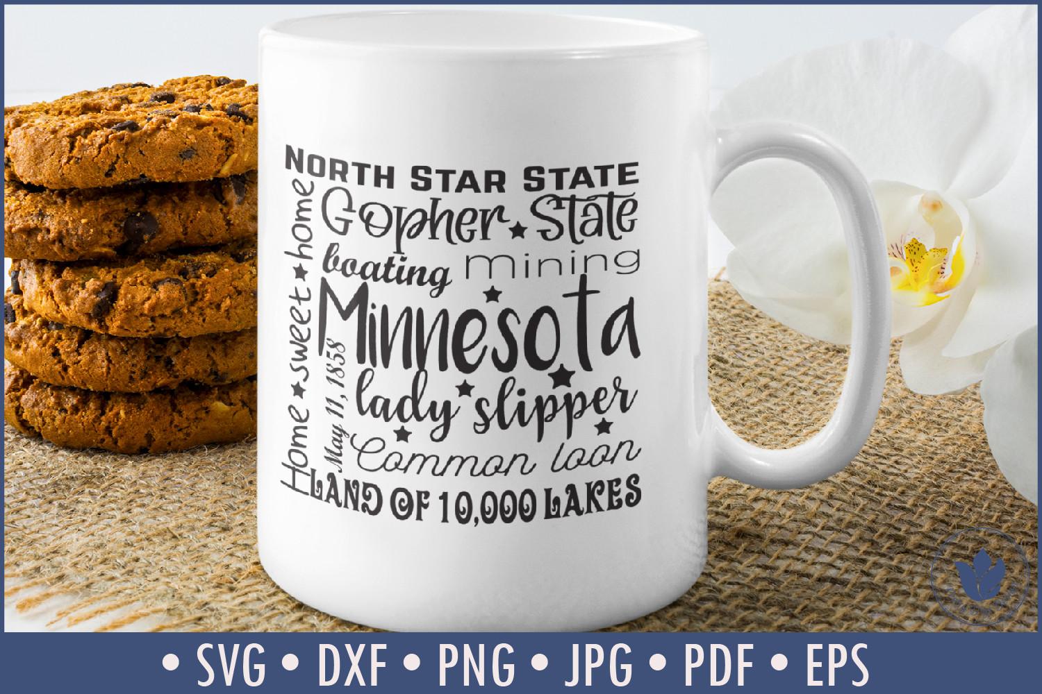 State of Minnesota Cut File | Square SVG