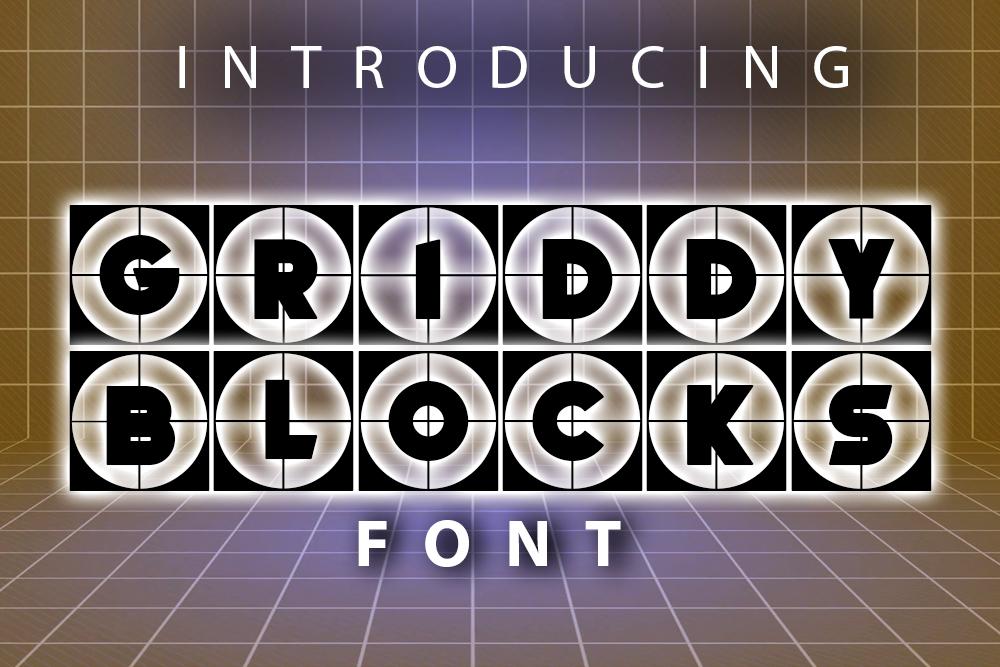 Griddy Blocks Font