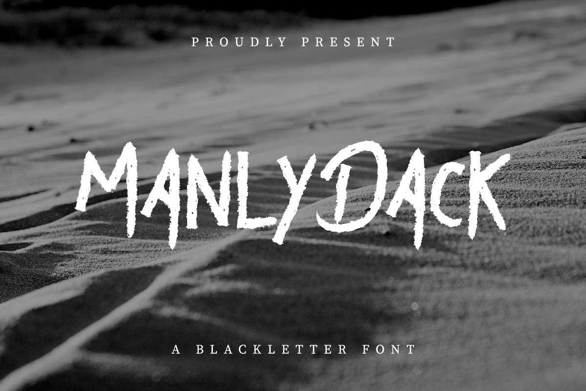 Manly Dack Font