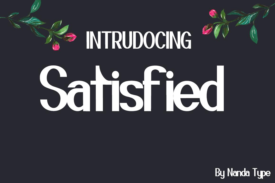 Satisfied Font
