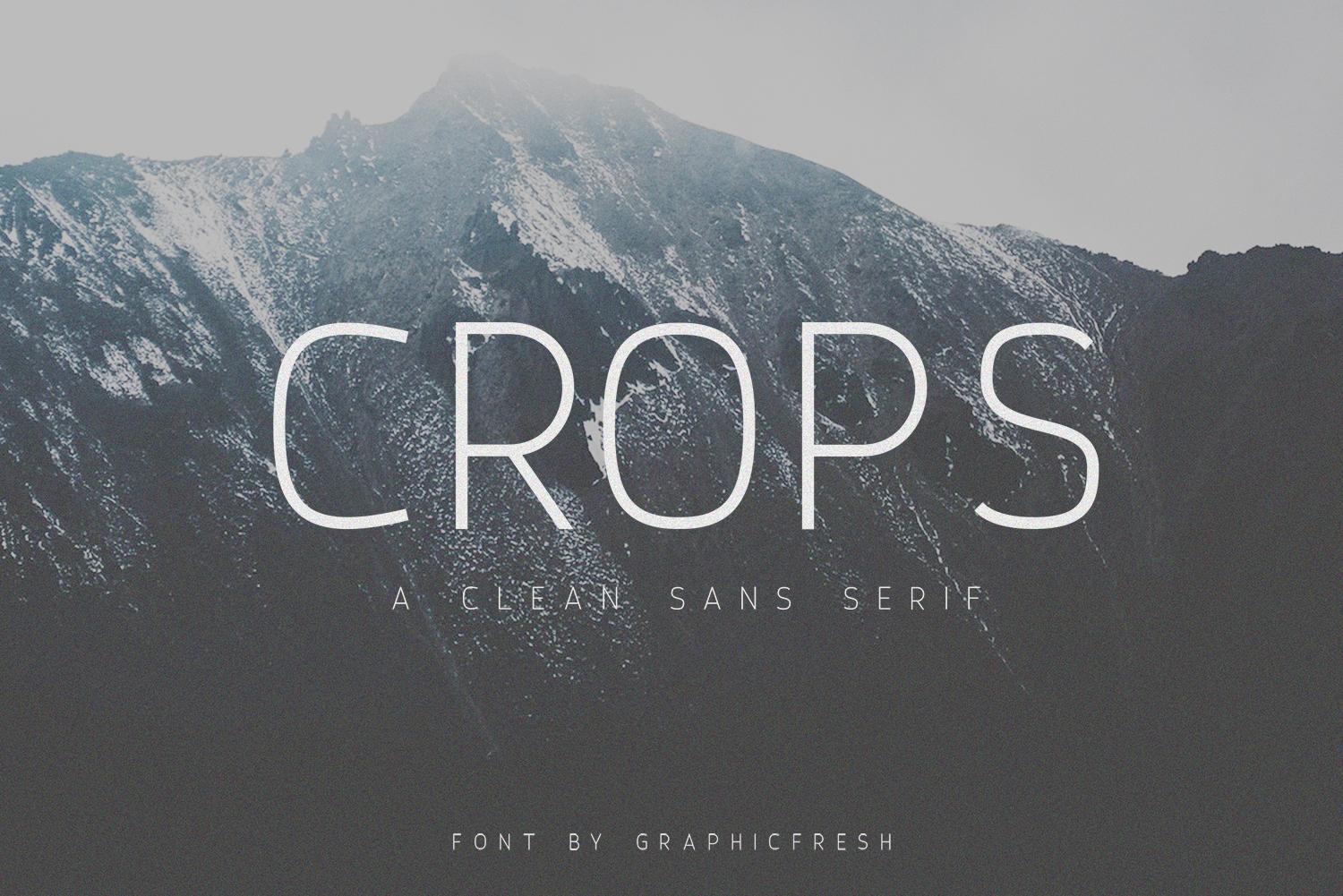 Crops Font