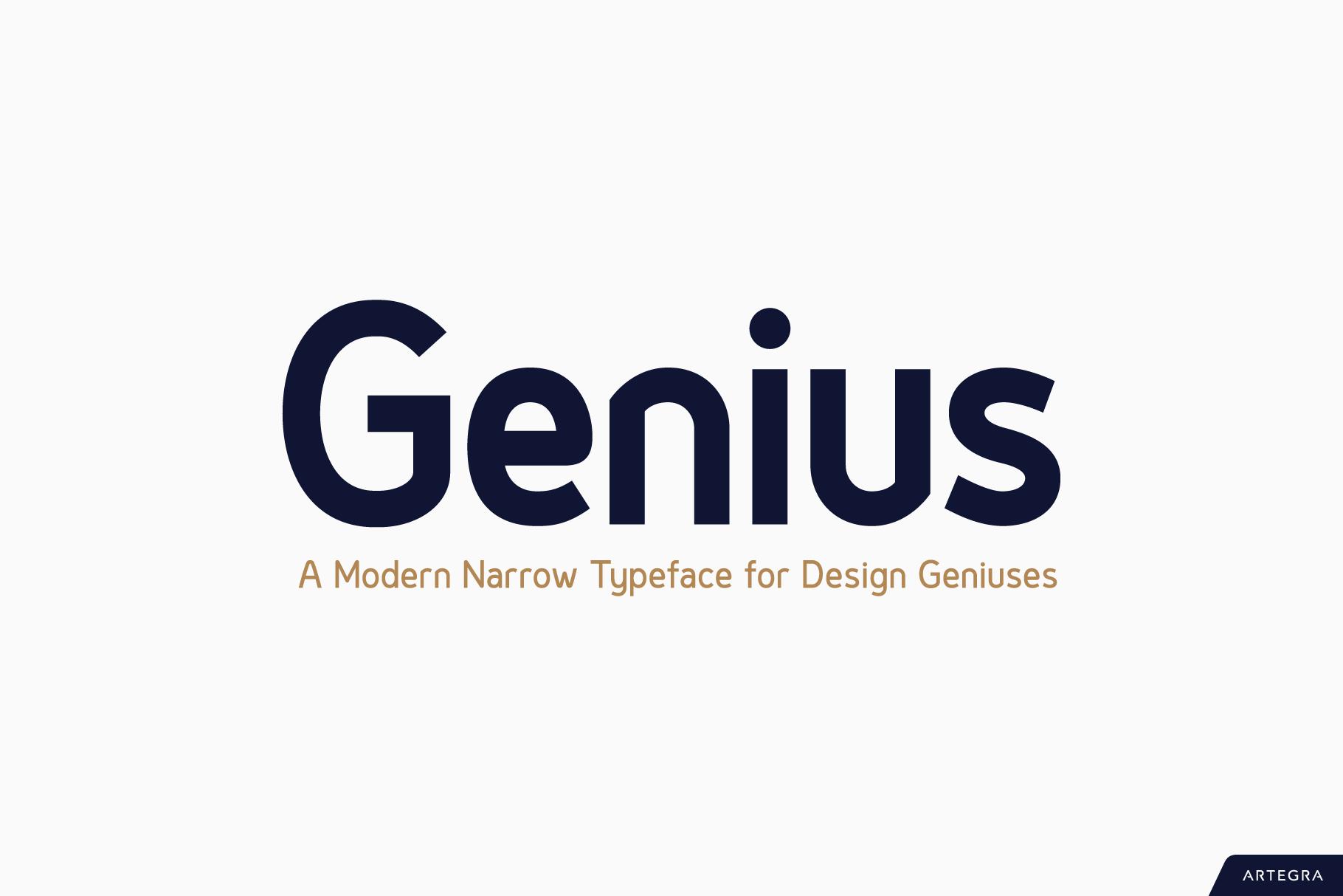 Genius Font