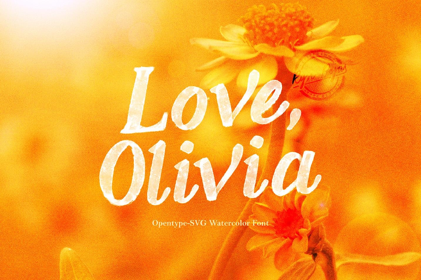 Love, Olivia Font