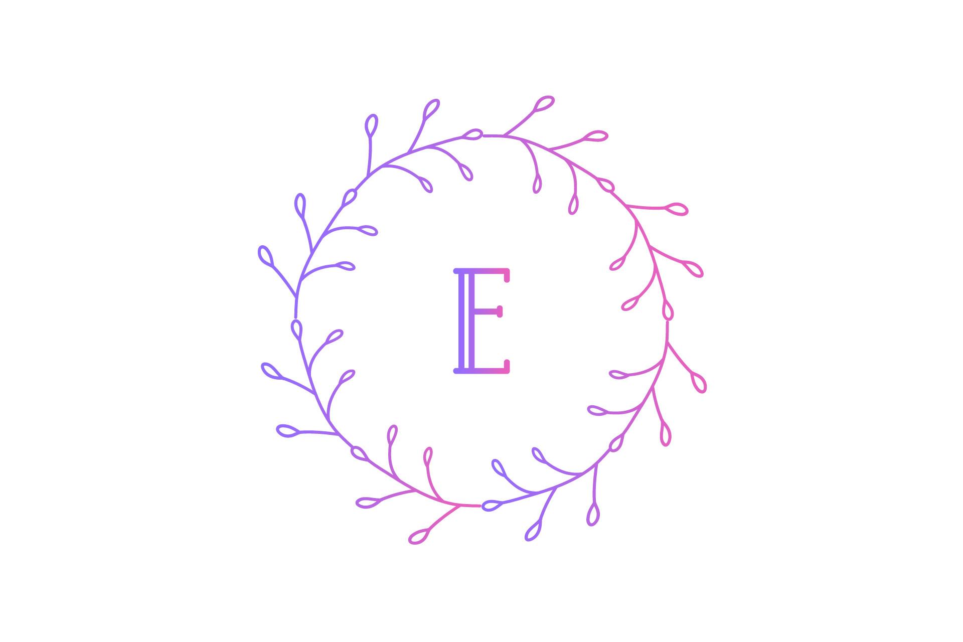 Monogram Decoration Isolated