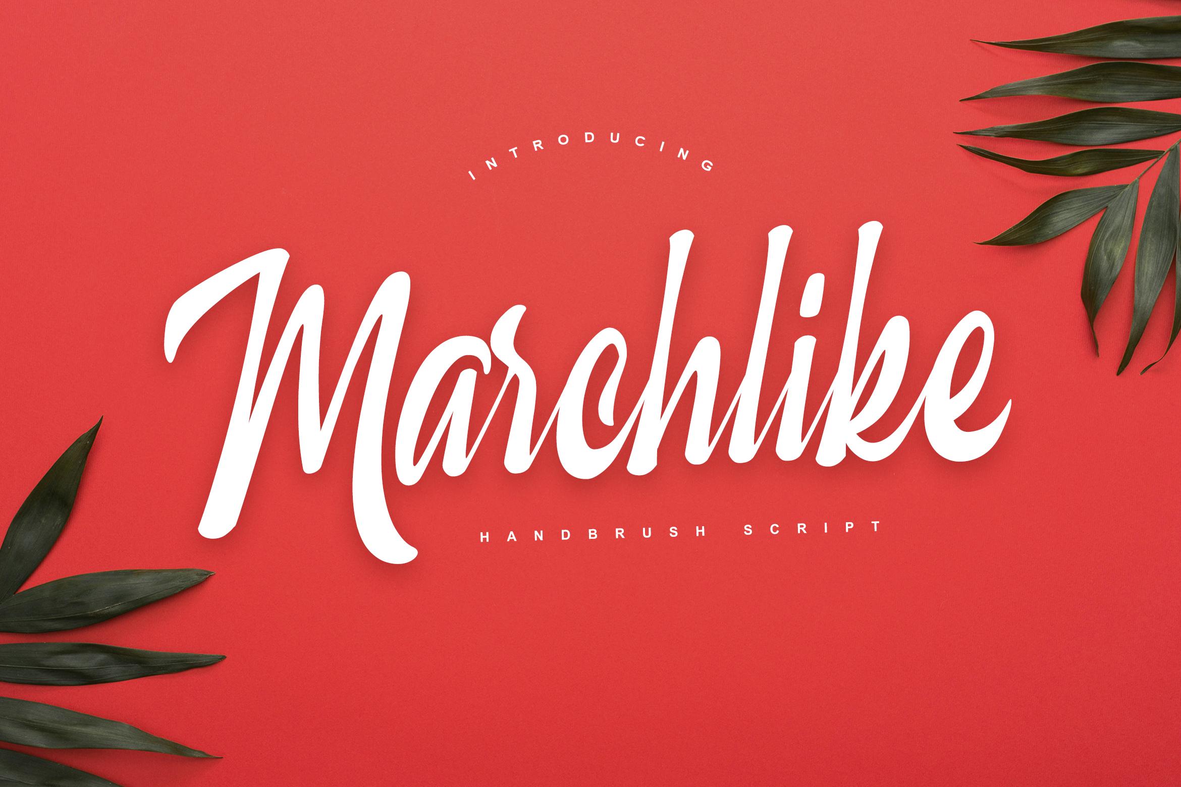 Marchlike Font