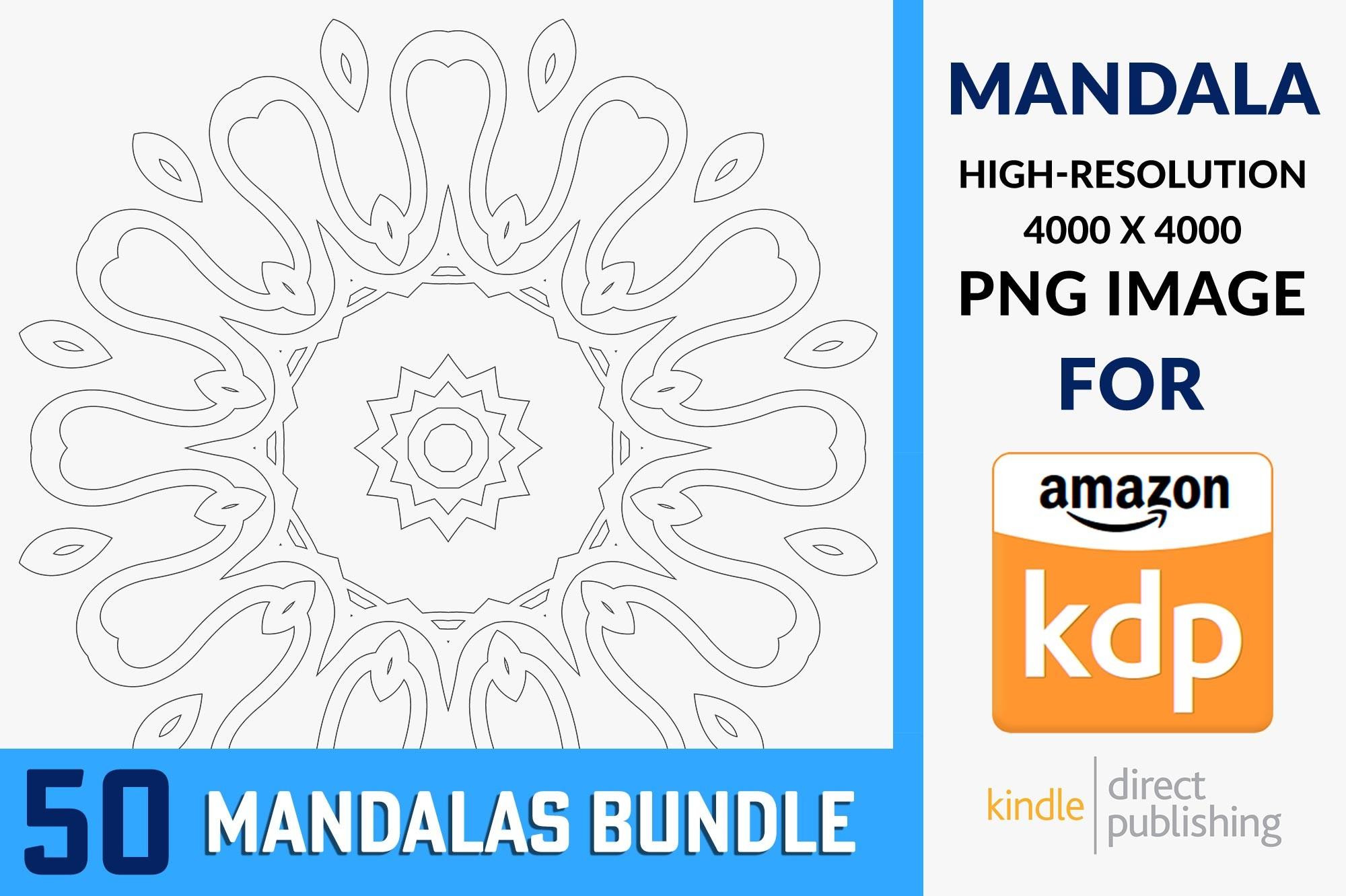 50 Mandalas Bundle for KDP Book