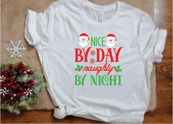 Nice by Day Naughty by Night Svg