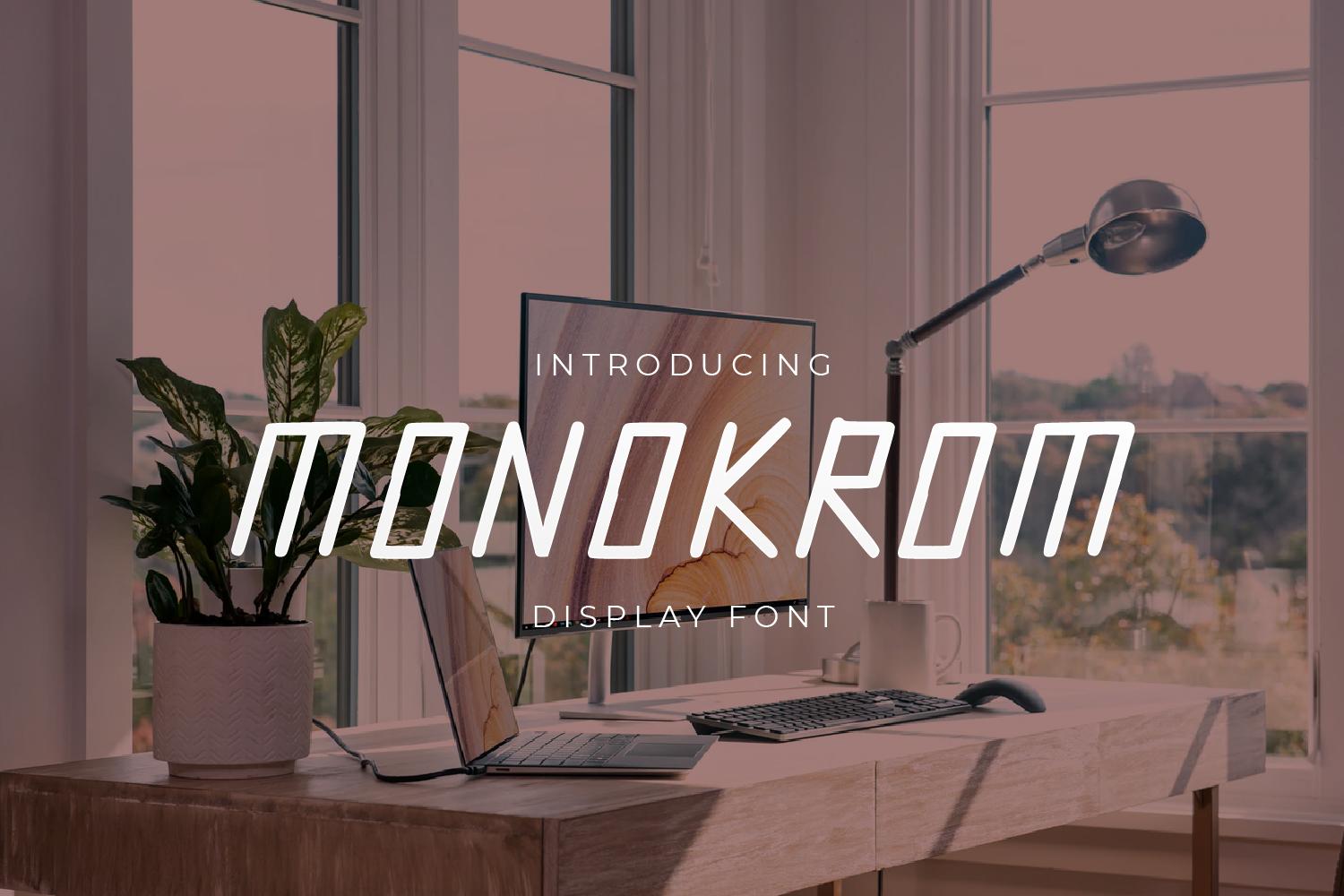 Monokrom Font