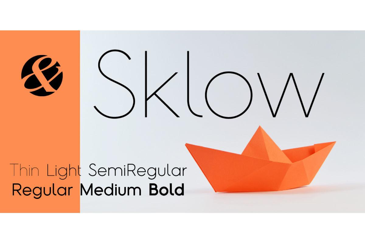 Sklow Font