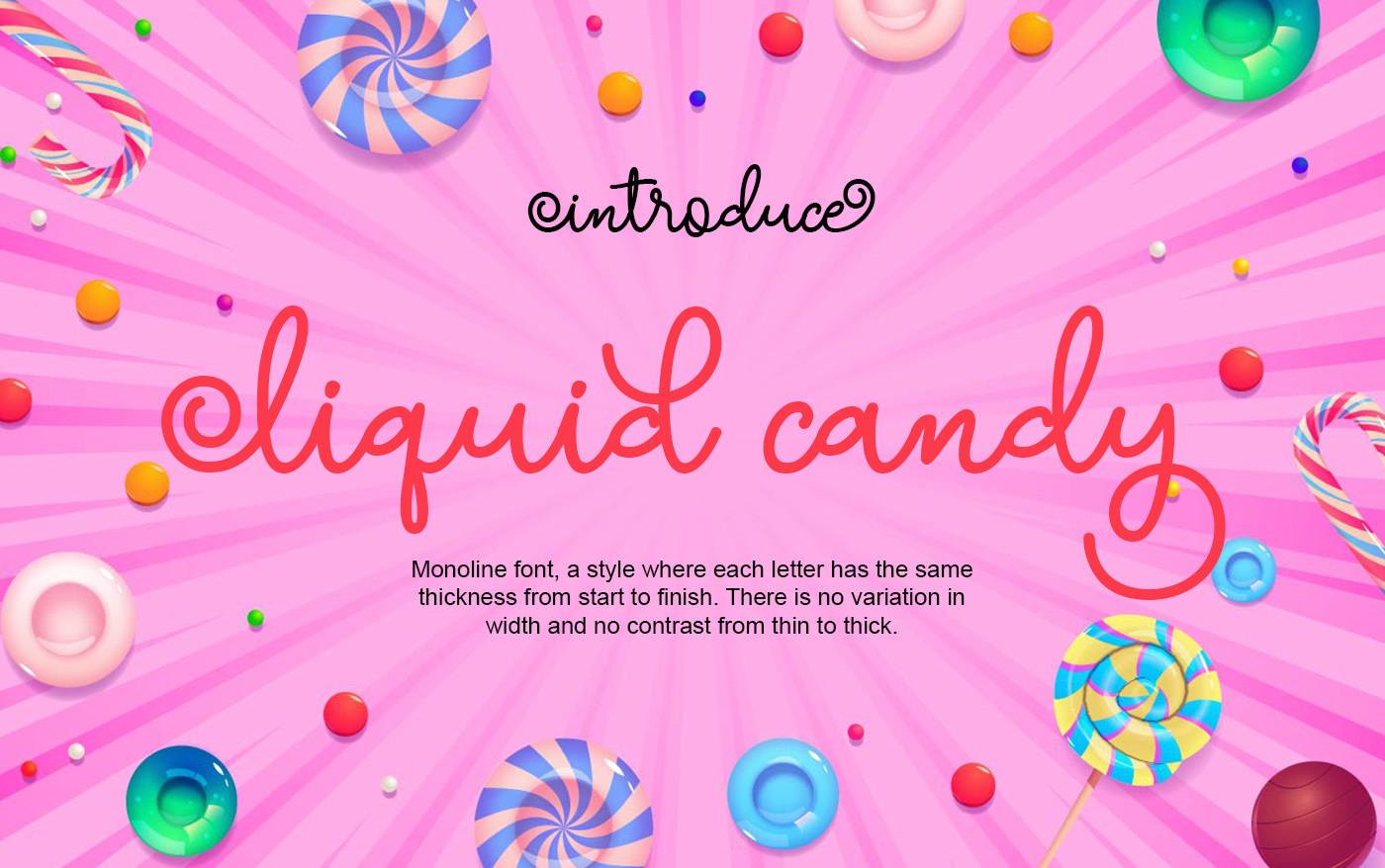 Liquid Candy Font