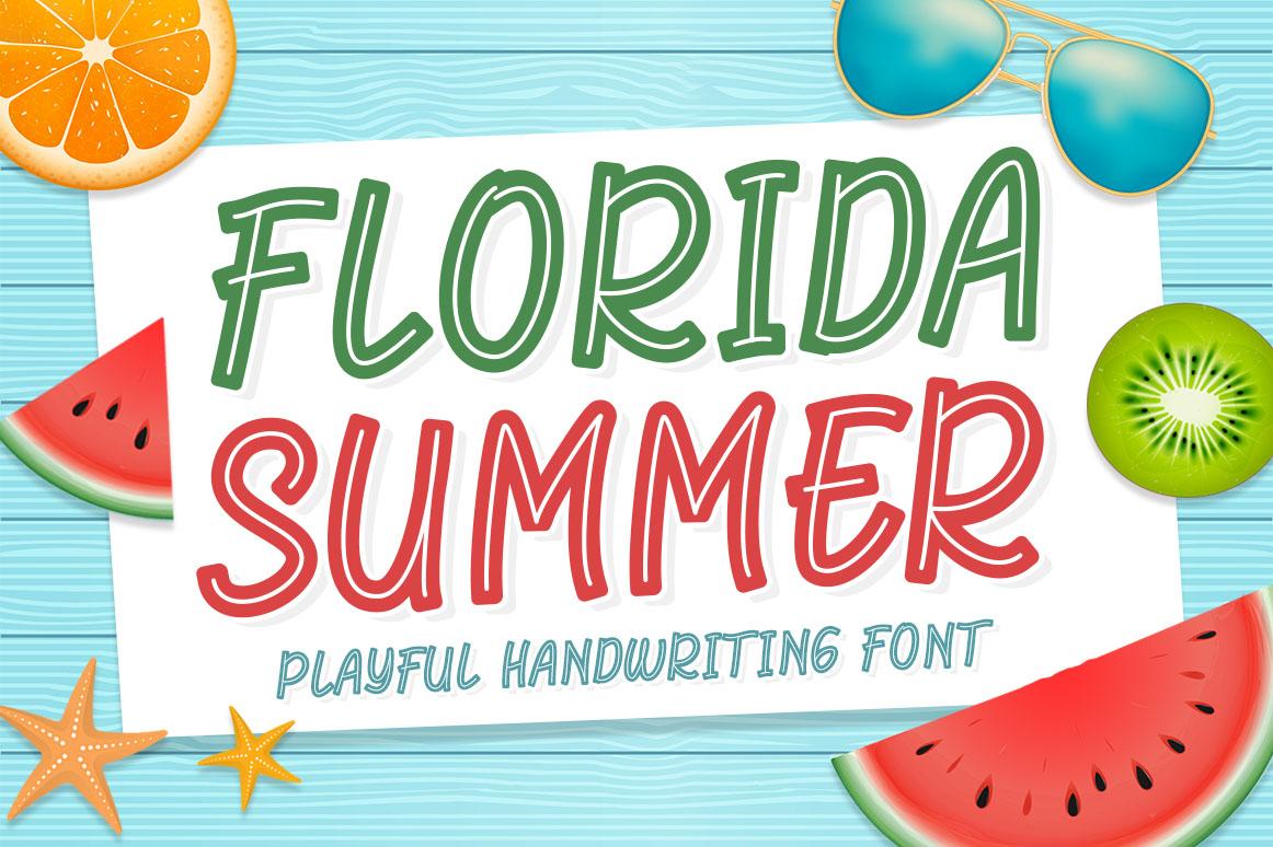 Florida Summer Font