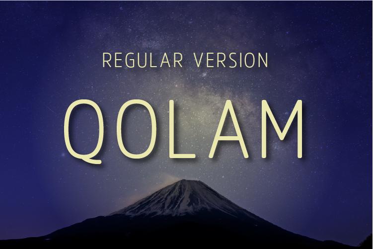 Qolam Regular Font