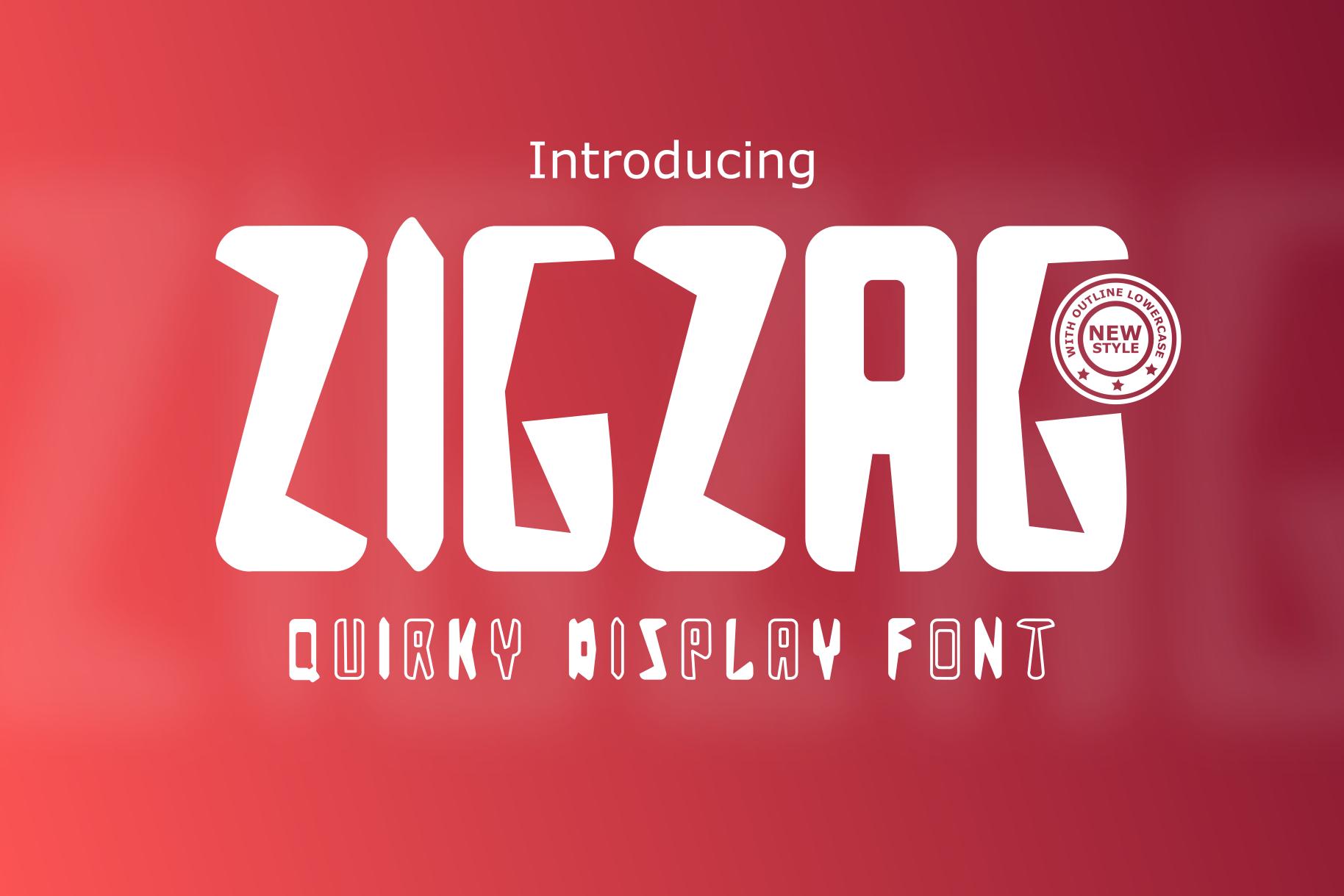 Zigzag Font