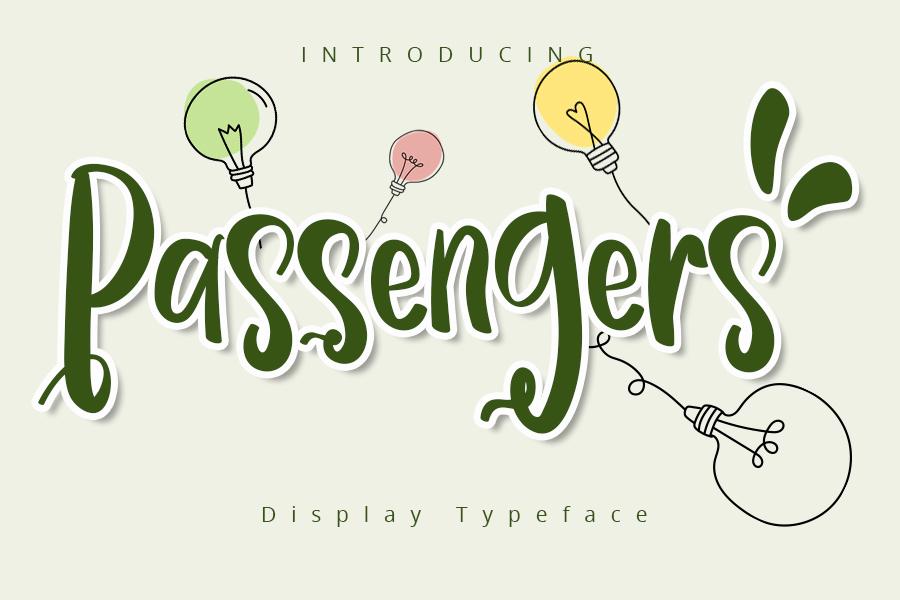Passengers Font