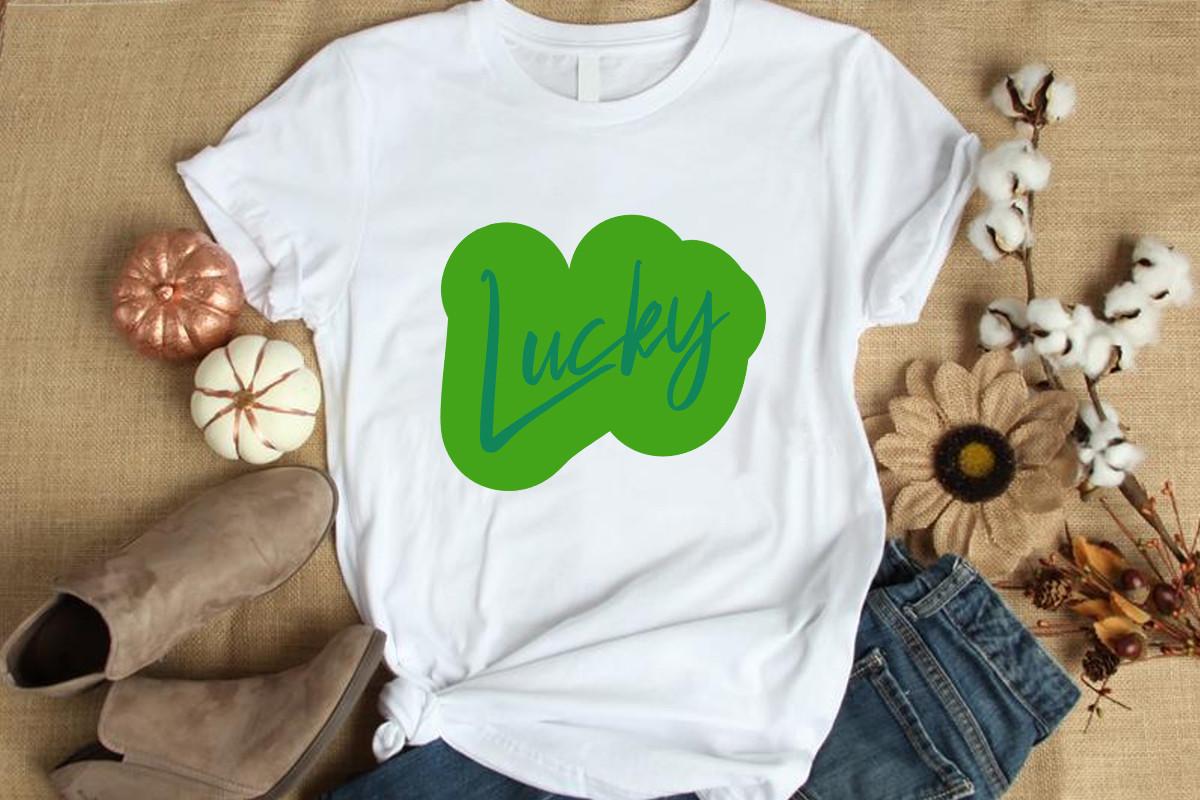 Sublimation Design Lucky Svg